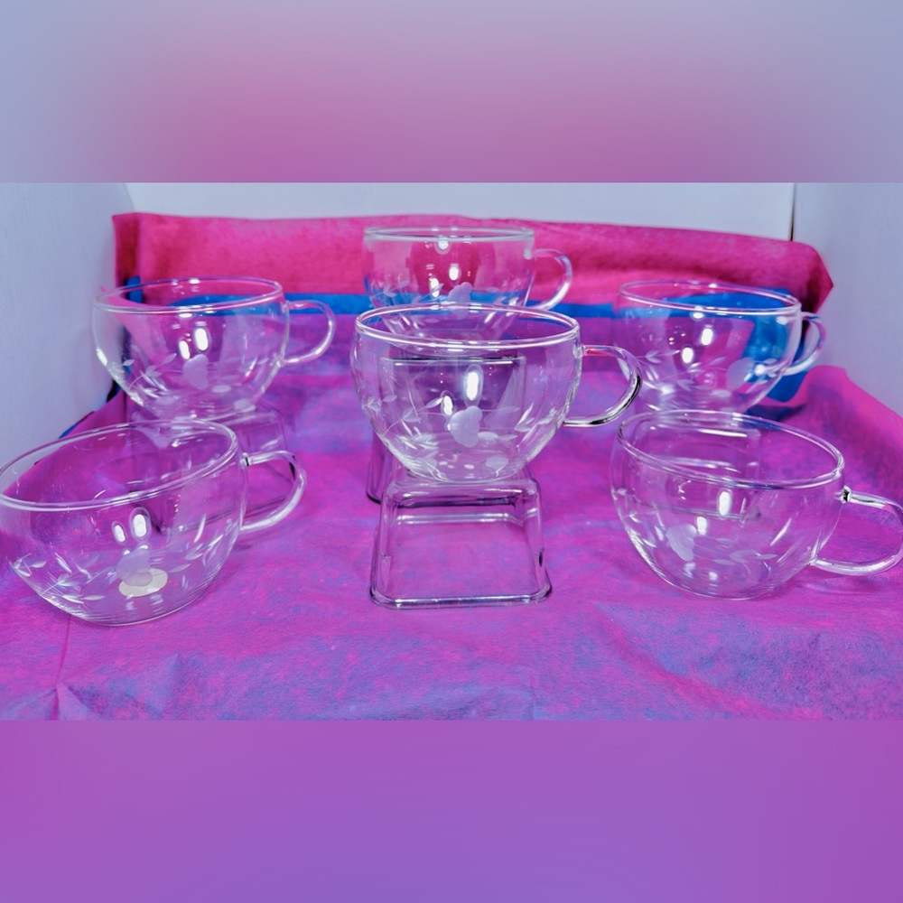 Princess House Heritage Cappuccino or Tea Mug Set of six.